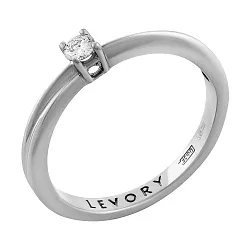 Помолвочное кольцо,  Золото 585, Бриллиант 83-42R10085-F3DD