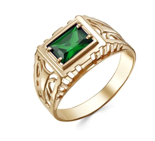 Кольцо мужское (печатка). Золото 585, 1450108 1 11 10