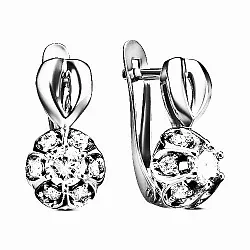 Серьги, Золото 585, Фианит 2414107 2 1 1 Серьги, Золото 585, Фианит 2414107 2 1 1