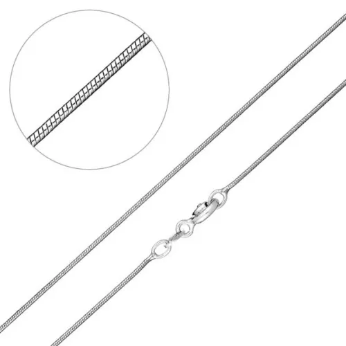 Цепочка Серебро 925, плетение Снейк, Снейк 40