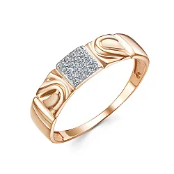 Кольцо Золото 585, Фианит 1511007 1 1 1