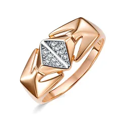 Кольцо Золото 585, Фианит 1733707 1 1 1