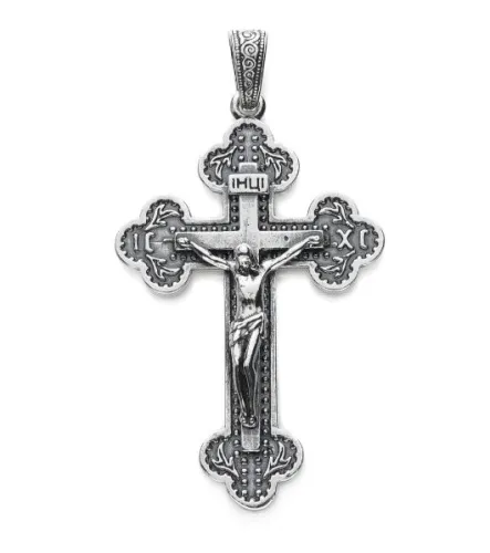Подвеска крест, Серебро 925, 40