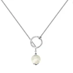 Колье,  Серебро 925, Жемчуг 8340241483-6-65