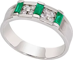 Кольцо Золото 585, Изумруд 715721ю Кольцо Золото 585, Изумруд 715721ю