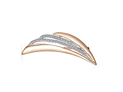 Брошь Золото 585, Фианит 4023603  Брошь Золото 585, Фианит 4023603