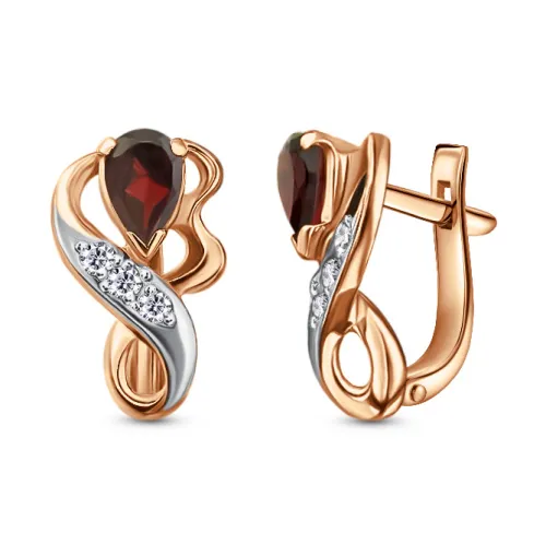 Серьги, Золото 585, С125-9370Гр