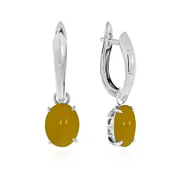 Серьги, Серебро 925, Агат 2340390901-50 Серьги, Серебро 925, Агат 2340390901-50
