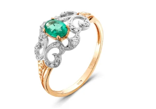 Кольцо Золото 585, 54000133