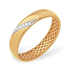 Обручальное кольцо,  Золото 585,  , Бриллиант Т1046-120 Обручальное кольцо,  Золото 585,  , Бриллиант Т1046-120