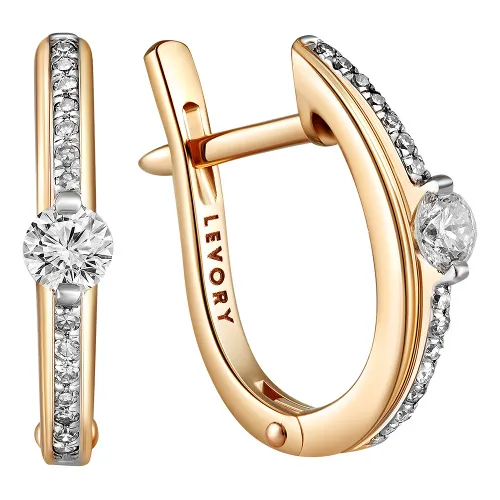 Серьги, Золото 585, 65-41E01249-X1DD