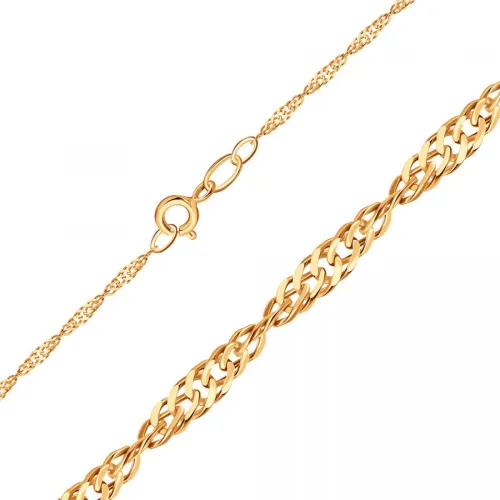 Цепочка Золото 585, плетение Сингапур, ЦПН20412025