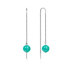 Серьги, Серебро 925, Прочие вставки 2340370712-9