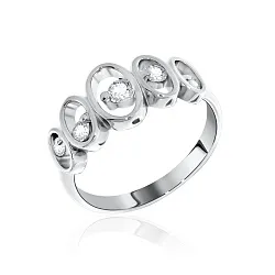 Кольцо Серебро 925, Фианит 1340206148