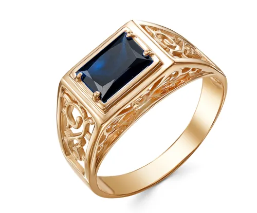 Кольцо мужское (печатка). Золото 585, 1450007 1 18 10 Кольцо мужское (печатка). Золото 585, 1450007 1 18 10