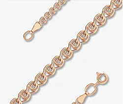 Цепочка Золото 585, плетение Лав (LOVE) НЦ12-087ПГ Цепочка Золото 585, плетение Лав (LOVE) НЦ12-087ПГ