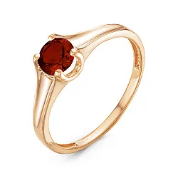 Кольцо Золото 585, Гранат 314165 Кольцо Золото 585, Гранат 314165