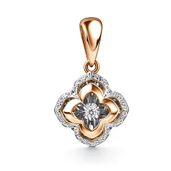 Подвеска фантазийная,  Золото 585, Бриллиант 03-11-51205-31-00