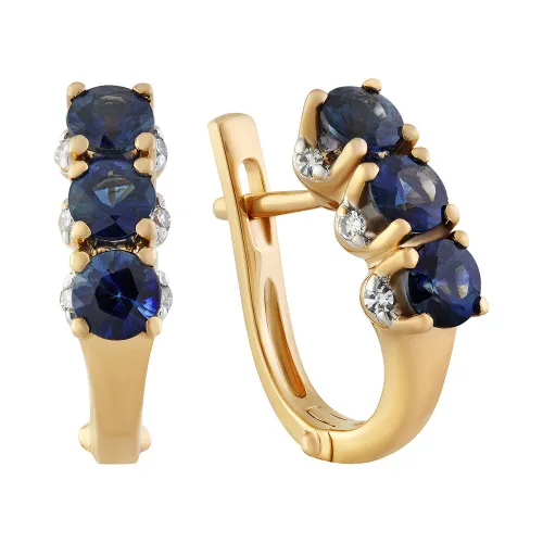 Серьги, Золото 585, 36-41E01058-S0DDSA Серьги, Золото 585, 36-41E01058-S0DDSA