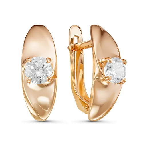 Серьги, Золото 585, 127070