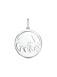 Подвеска знак зодиака Телец 20.04-20.05, Серебро 925 1-00079 Подвеска знак зодиака Телец 20.04-20.05, Серебро 925 1-00079