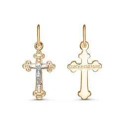 Подвеска крест, Золото 585 20-0280