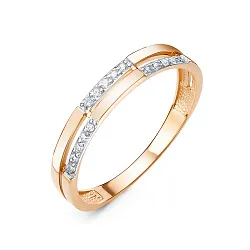 Кольцо Золото 585, Фианит 1105464 Кольцо Золото 585, Фианит 1105464