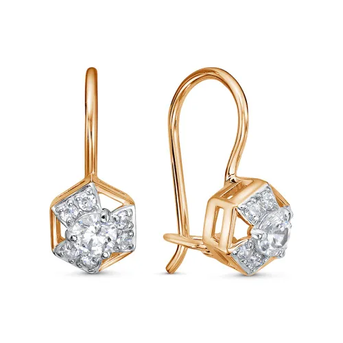 Детские серьги,  Золото 585, 1206762 Детские серьги,  Золото 585, 1206762