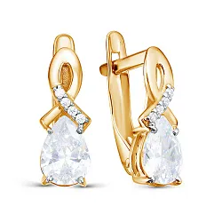 Серьги, Серебро 925, Фианит Z2-11254з