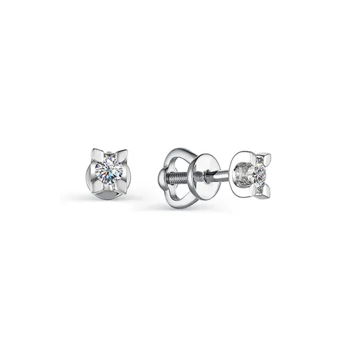 Серьги пусеты-гвоздики, Золото 585, С0622-220