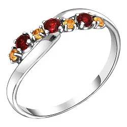 Кольцо Серебро 925, Фианит 90-01-6677-00