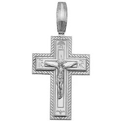 Подвеска крест, Серебро 925 KP 29