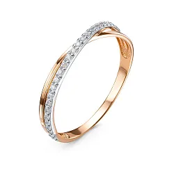 Кольцо Золото 585, Фианит 1105075 Кольцо Золото 585, Фианит 1105075