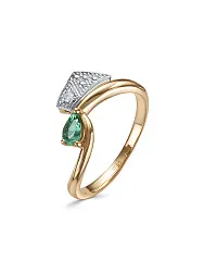 Кольцо Золото 585, Изумруд 94000123 Кольцо Золото 585, Изумруд 94000123