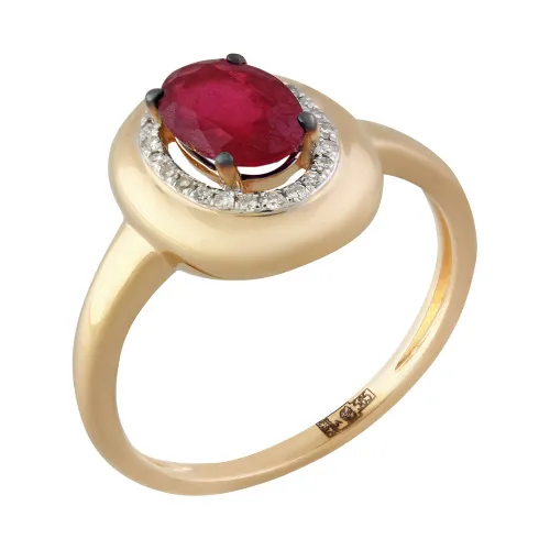 Кольцо Золото 585, 36-41R01102-S0DDRT