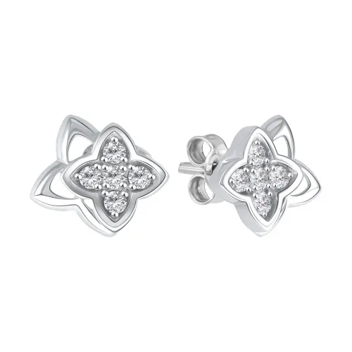 Серьги пусеты-гвоздики, Серебро 925, 90-62-0617-01