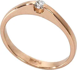 Помолвочное кольцо,  Золото 585, Бриллиант 215311ю