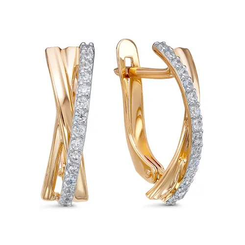 Серьги, Золото 585, 1204329 Серьги, Золото 585, 1204329