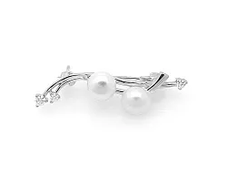 Брошь Серебро 925, Жемчуг 635426  Брошь Серебро 925, Жемчуг 635426