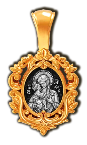 Иконка нательная,  Серебро 960, 08675