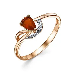 Кольцо Золото 585, Гранат 1456808 1 8 1 Кольцо Золото 585, Гранат 1456808 1 8 1