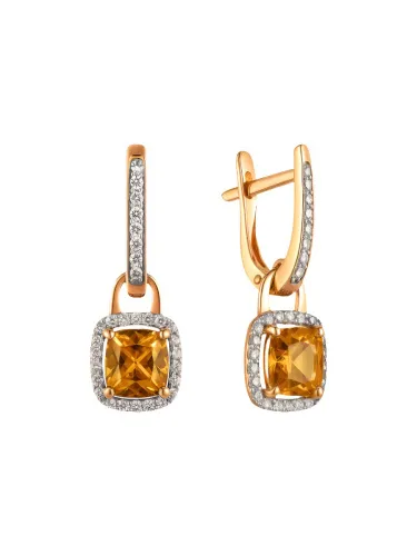 Серьги, Золото 585, 2201404ЦТ