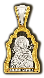 Иконка нательная,  Серебро 925 08508