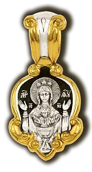 Иконка нательная,  Серебро 925 08542 Иконка нательная,  Серебро 925 08542