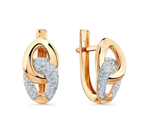 Серьги, Золото 585, 002-1015-0001-011