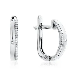 Серьги, Серебро 925, Фианит 2340200410 Серьги, Серебро 925, Фианит 2340200410