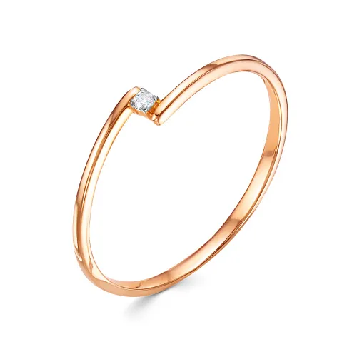 Помолвочное кольцо,  Золото 585, 01-01-0134-00