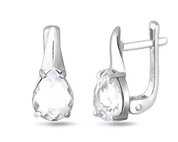 Серьги, Серебро 925, Хрусталь горный 656861