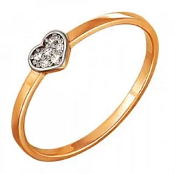 Кольцо Золото 585, Фианит 1143907 1 1 1