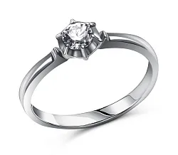 Кольцо Золото 585, Бриллиант 714421ю Кольцо Золото 585, Бриллиант 714421ю